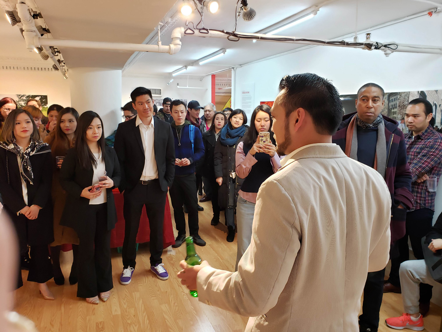 Artist Talk at Pearl River Mart, New York 2019.